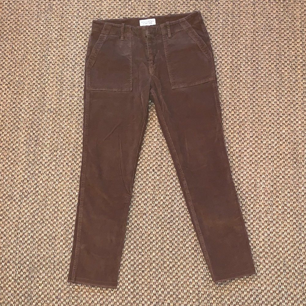 Nili Lotan brown Jenna corduroy pants